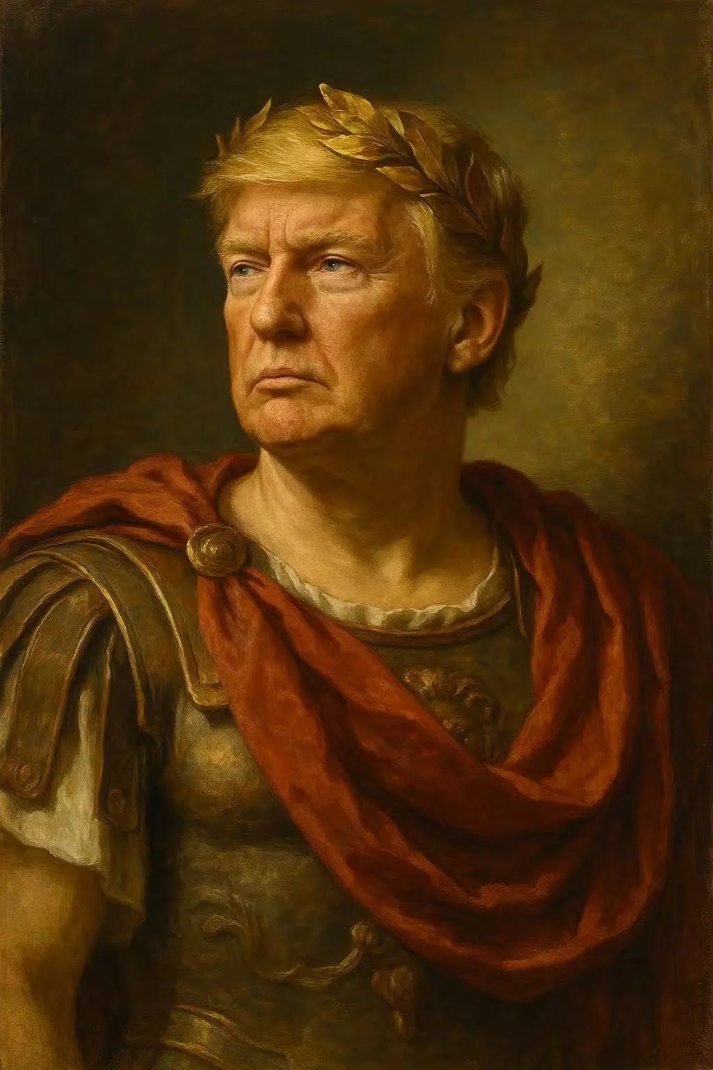 Visual metaphor of global power hierarchy under Trump's strategy