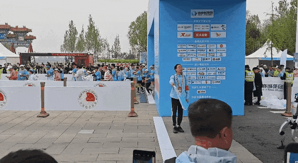 Robot Falling During Race
