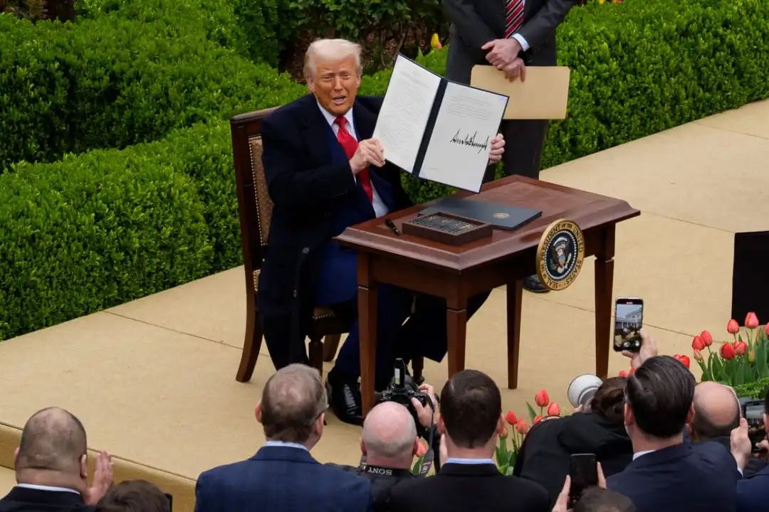 Global trade war impact visualization