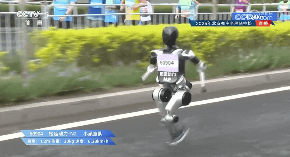 Robot Overcoming Obstacle
